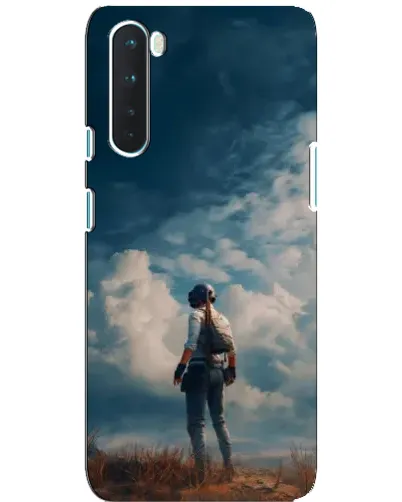 Чохол для OnePlus Nord з картинкою «Герой PUBG на скелі»
