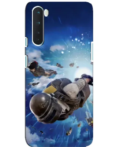 Чохол для OnePlus Nord з картинкою «Десант PUBG — стрибок»