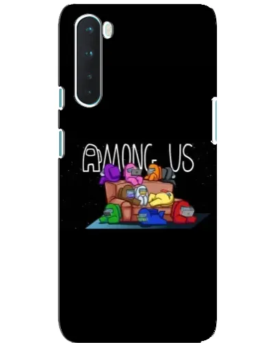 Чохол для OnePlus Nord з картинкою «Логотип Among Us» Чохол для OnePlus Nord з картинкою «Логотип Among Us»