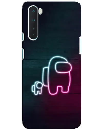 Чохол для OnePlus Nord з картинкою «Among Us неон-арт» Чохол для OnePlus Nord з картинкою «Among Us неон-арт»