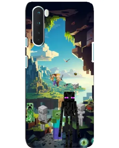 Чохол для OnePlus Nord з картинкою «Ендермен у лісі»