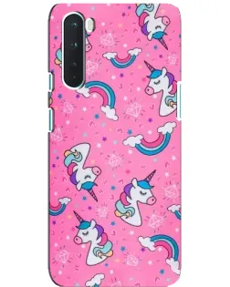 Чехол для OnePlus Nord с картинкой «Unicorn паттерн розовый» Чехол для OnePlus Nord с картинкой «Unicorn паттерн розовый»