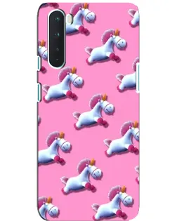 Чехол для OnePlus Nord с картинкой «Единороги на розовом» Чехол для OnePlus Nord с картинкой «Единороги на розовом»