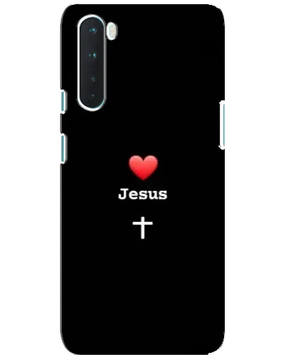 Чохол для OnePlus Nord з картинкою «Серце - Jesus»