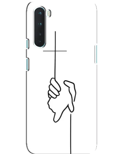 Чохол для OnePlus Nord з картинкою «Рука тримає»