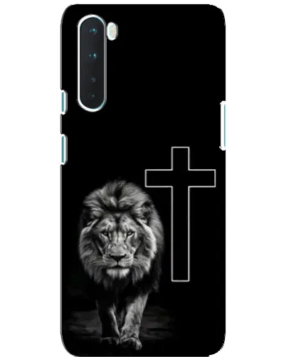 Чохол для OnePlus Nord з картинкою «Лев та Хрест»
