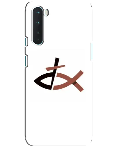 Чохол для OnePlus Nord з картинкою «Риба та хрест»