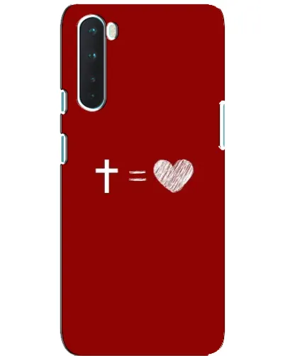 Чехол для OnePlus Nord с картинкой «Уравнение любви» Чехол для OnePlus Nord с картинкой «Уравнение любви»