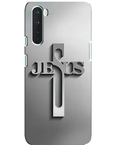 Чехол для OnePlus Nord с картинкой «Металлический крест Jesus» Чехол для OnePlus Nord с картинкой «Металлический крест Jesus»
