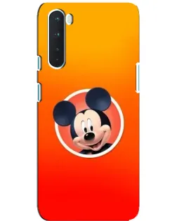 Чехол для OnePlus Nord с картинкой «Mickey в круге» Чехол для OnePlus Nord с картинкой «Mickey в круге»