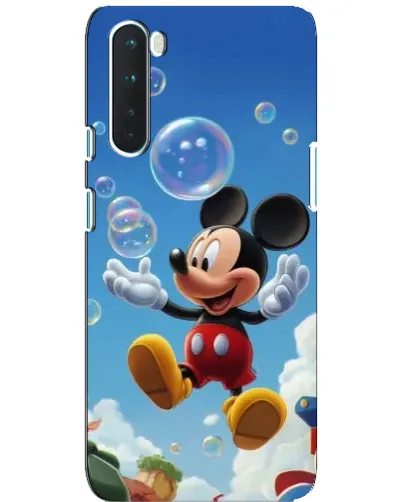 Чехол для OnePlus Nord с картинкой «Mickey и мыльные пузыри» Чехол для OnePlus Nord с картинкой «Mickey и мыльные пузыри»
