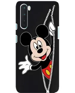 Чехол для OnePlus Nord с картинкой «Микки раздвигает стены» Чехол для OnePlus Nord с картинкой «Микки раздвигает стены»