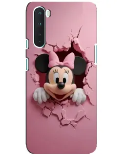 Чехол для OnePlus Nord с картинкой «Минни сквозь стену» Чехол для OnePlus Nord с картинкой «Минни сквозь стену»