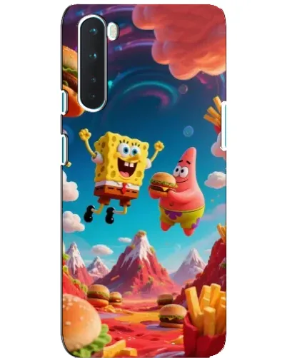 Чехол для OnePlus Nord с картинкой «Космический фастфуд» Чехол для OnePlus Nord с картинкой «Космический фастфуд»