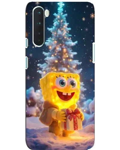 Чехол для OnePlus Nord с картинкой «Рождественский Спанч Боб» Чехол для OnePlus Nord с картинкой «Рождественский Спанч Боб»