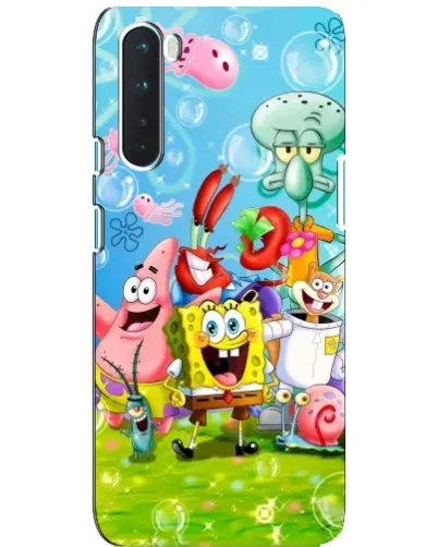 Чехол для OnePlus Nord с картинкой «Губка Боб и друзья» Чехол для OnePlus Nord с картинкой «Губка Боб и друзья»