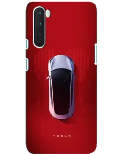 Чохол для OnePlus Nord з картинкою «Tesla Top View»