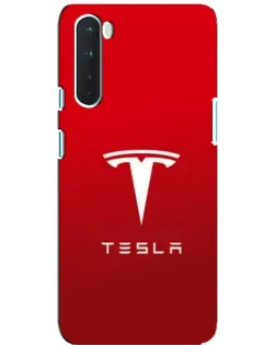 Чохол для OnePlus Nord з картинкою «Tesla Red Classic»