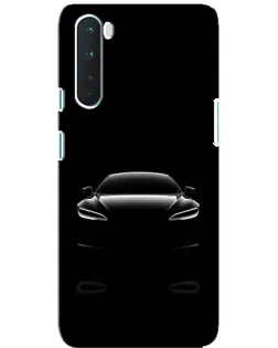 Чохол для OnePlus Nord з картинкою «Силует Tesla Night»