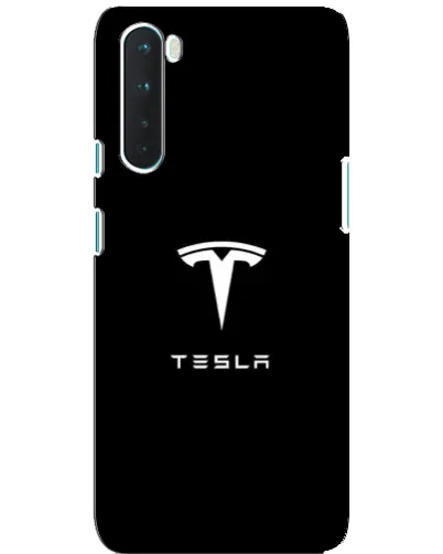 Чохол для OnePlus Nord з картинкою «Tesla White Logo» Чохол для OnePlus Nord з картинкою «Tesla White Logo»