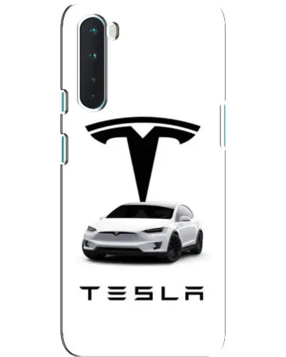 Чохол для OnePlus Nord з картинкою «Tesla White Style» Чохол для OnePlus Nord з картинкою «Tesla White Style»