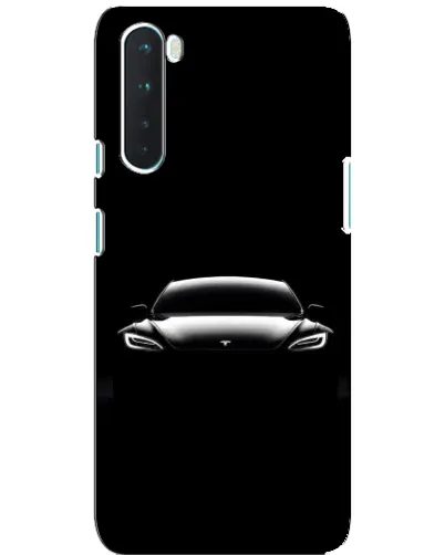 Чохол для OnePlus Nord з картинкою «Фари Tesla Night» Чохол для OnePlus Nord з картинкою «Фари Tesla Night»