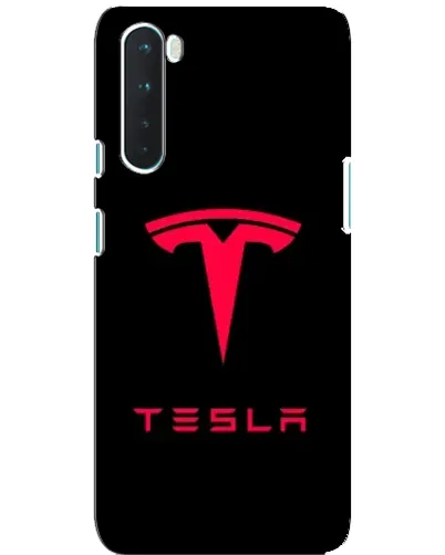 Чохол для OnePlus Nord з картинкою «Tesla Red Logo» Чохол для OnePlus Nord з картинкою «Tesla Red Logo»