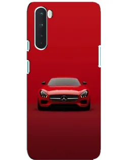 Чохол для OnePlus Nord з картинкою «Червоний Mercedes AMG»