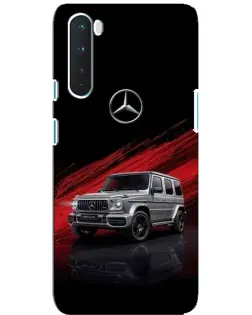 Чохол для OnePlus Nord з картинкою «Mercedes G-Class червоний»