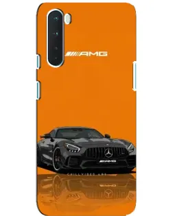 Чохол для OnePlus Nord з картинкою «Помаранчевий Mercedes AMG»