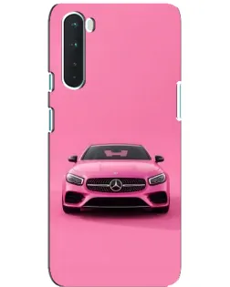 Чехол для OnePlus Nord с картинкой «Розовый Mercedes AMG»