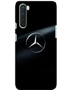 Чехол для OnePlus Nord с картинкой «Mercedes на металле»