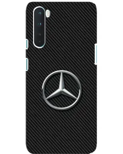 Чехол для OnePlus Nord с картинкой «Карбоновый Mercedes стиль»