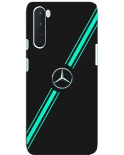 Чехол для OnePlus Nord с картинкой «Спортивные линии Mercedes»