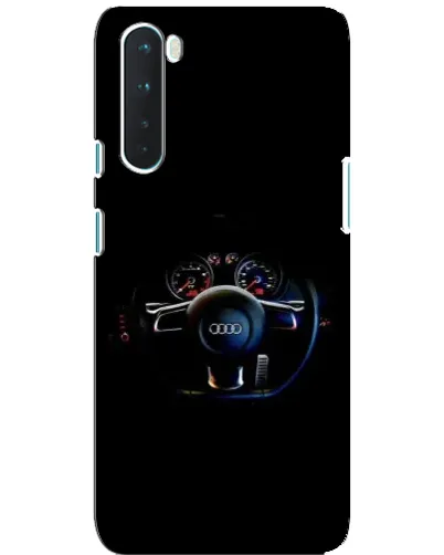 Чохол для OnePlus Nord з картинкою «Салон Audi — кермо»