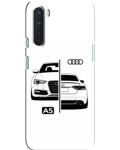 Чохол для OnePlus Nord з картинкою «Audi — контрастний дизайн»