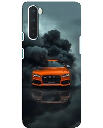 Чохол для OnePlus Nord з картинкою «Audi у хмарах диму»