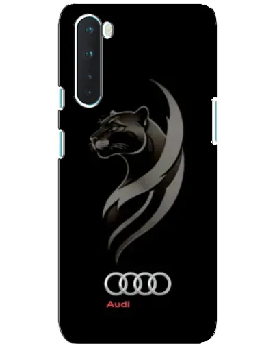 Чохол для OnePlus Nord з картинкою «Графіка — пантера та Audi»