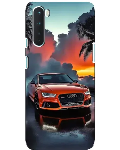 Чохол для OnePlus Nord з картинкою «Audi — захід сонця»