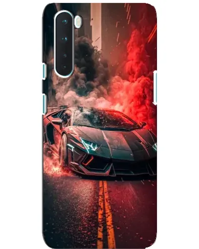 Чохол для OnePlus Nord з картинкою «Lamborghini червоний дим» Чохол для OnePlus Nord з картинкою «Lamborghini червоний дим»