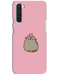 Чохол для OnePlus Nord з картинкою «Pusheen серце» Чохол для OnePlus Nord з картинкою «Pusheen серце»