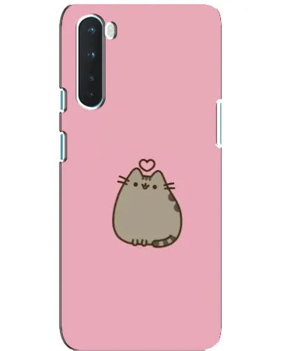 Чохол для OnePlus Nord з картинкою «Pusheen серце»
