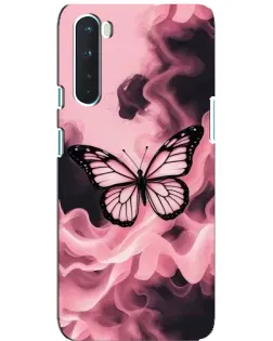 Чохол для OnePlus Nord з картинкою «Метелик у диму» Чохол для OnePlus Nord з картинкою «Метелик у диму»