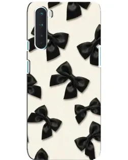 Чохол для OnePlus Nord з картинкою «Чорні бантики» Чохол для OnePlus Nord з картинкою «Чорні бантики»