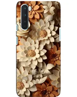 Чохол для OnePlus Nord з картинкою «Бежевий флористичний декор» Чохол для OnePlus Nord з картинкою «Бежевий флористичний декор»