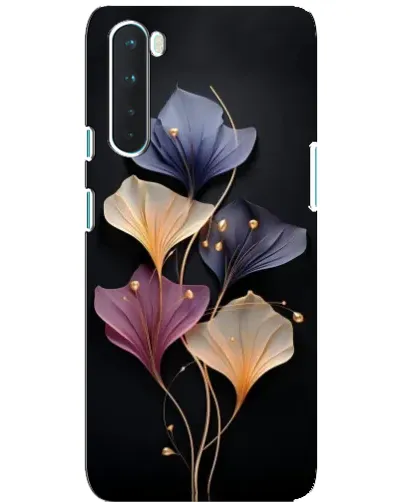 Чохол для OnePlus Nord з картинкою «Лілові квіти грації»
