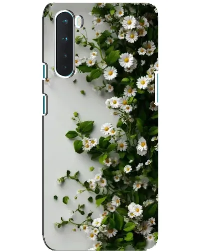 Чохол для OnePlus Nord з картинкою «Гілка дрібних білих квітів»