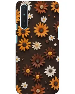 Чохол для OnePlus Nord з картинкою «Візерунок з маленьких соняшників» Чохол для OnePlus Nord з картинкою «Візерунок з маленьких соняшників»