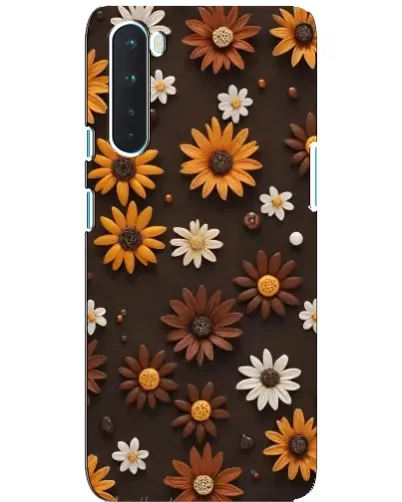 Чохол для OnePlus Nord з картинкою «Візерунок з маленьких соняшників» Чохол для OnePlus Nord з картинкою «Візерунок з маленьких соняшників»
