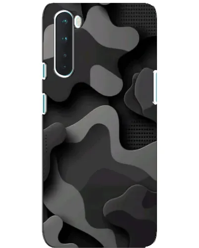 Чехол для OnePlus Nord с картинкой «Темный абстрактный камуфляж» Чехол для OnePlus Nord с картинкой «Темный абстрактный камуфляж»